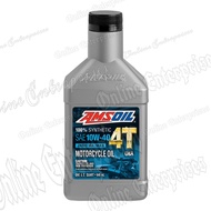 AMSOIL 100% Fully Synthetic 4T Motorcycle Engine Oil – 10W40 / 20W50 / 15W50