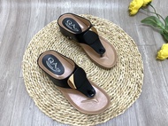 Dép kẹp khóa đế 5 cm cao cấp chống trơn thời trang TT Shoes nhung05