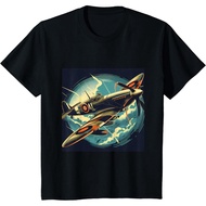 Spitfire Iconic WW2 Airplane Warbird T-Shirt for Kids