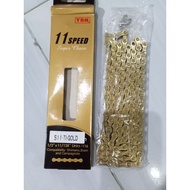 Chain YBN Gold 11 Speed 116 Links
