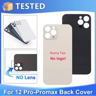 Glass Battery Cover For iPhone 12 Pro Max Rear Door Housing Panel Case Camera Lens Parts For iPhone 