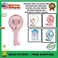 Portable Mini Fan Kipas USB Rechargeable Portable Electric Fan for Indoor Outdoor Cooling Fan Pink,B