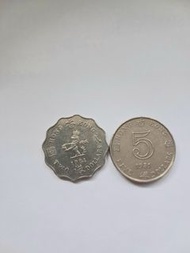 『有幣送』英女王頭81年2元.5元
