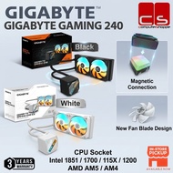 GIGABYTE GAMING 240 ICE (Black / White) CPU Socket Intel 1851 / 1700 / 115X / 1200 AMD AM5 / AM4 CPU
