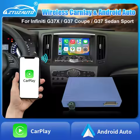 Wireless CarPlay Android Auto for Infiniti G37X/G37 Coupe/G37 sedan sport Mirror CarPlay Upgrade Ret