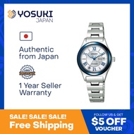 CITIZEN Automatic PD7165-65A Snow white Blue crystal Limited JMADE Day Date White Silver Blue Leather Wrist Watch For Woman from YOSUKI JAPAN / PD7165-65A (  PD7165 65A PD716565A PD71 PD7165- PD7165-6 PD7165 6 PD71656 )