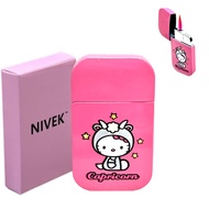 NIVEK Kitty Cat Lighter Y2k 12 Consetellations Horoscope Astrology Zodiac Birth Signs Pretty Pink Fl