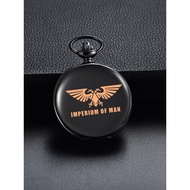 Game Merchandise Metal Pocket Watch Warhammer 40K Star Warrior Empire Double-Headed Eagle Pendant Cl