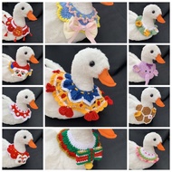 【SARA】New Cute Pet Cole Duck Clothes Duck Duck Cute Scarf Hand-knitted Decorations Pet Photo Artifac