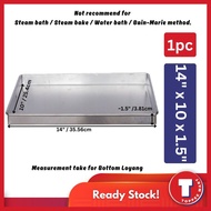 1.5"  LOYANG SWISS ROLL Aluminium Handmade Cake Mould Rectangular  Tin Tray Tinggi 1.5inch