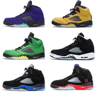 Shoes aj5 Racing Blue Grape Purple Rukawa Kaede Oreo Men Women Sports All-Match Basketball Shoes