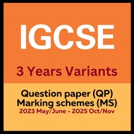 3 YEARS IGCSE Past Exam Papers 📝📝(2025, 2024, 2023) May/June & Oct/Nov | Question Paper + Marking Sc