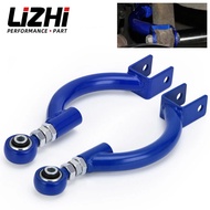 LIZHI RACING - BLUE FOR 95-98 240SX S14 S15 R33 REAR ADJUSTABLE CAMBER CONTROL ARM KIT SUSPENSION LZ