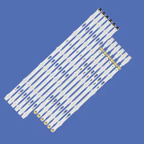 New kit 12pcs LED backlight strip for Samsung UE48JU6060 V5DU-480DCA-R1 V5DU-480DCB-R1 BN96-34793A B