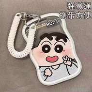 Taiwan Shipment Bier Shin-Chan Cute Wave Card Holder Slide Meal Bus Id Protective Case Access Contro