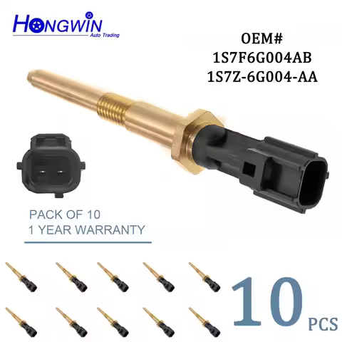 1/5/10pc Coolant Temperature Sensor For Ford Fusion Ranger Mercury Escape Lincoln 1S7F6G004AB 8S4A6G