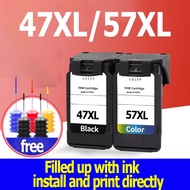 PG 47 CL 57 ink PG-47 CL-57 PG47XL CL57XL refillable ink Cartridge compatible for Canon E410 E400 E4