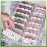 [ERHK-t] Refrigerator Meat Freezer Box Compartmentalized Freezer Box Airtight Box Food Storage Box n