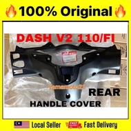 DASH110 V2 HANDLE METER COVER REAR 53206-K07-940 DASH2 DASH110 V2 DASH 2 INNER LOWER UPPER HITAM SET