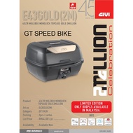 GIVI BOX E43 GOLD SERIES (2M) MULEBOX WITH BASE PLATE - 43 LITER LIMITED EDITION TOP CASE TOP BOX