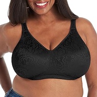 Women's 18-Hour Ultimate Lift Wireless Full-Coverage Bra with Everyday Comfort, Black, 52DD