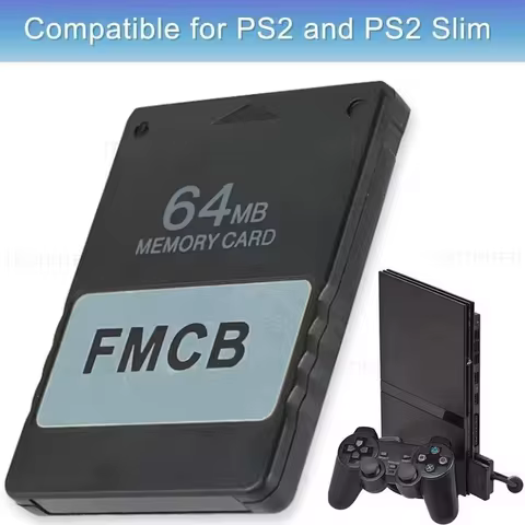 FMCB Free McBoot Memory Card For Sony PS2/PS2 Slim Console 8MB/16MB/32MB/64MB OPL MC Boot for PlaySt