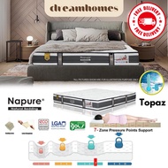(FREE GIFTS) Napure Topaz Natural Latex Mattress
