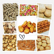 (Timbang)250g/500g Assorted Biscuit, Biskut Kelapa/ Biscuit Pineapple/Biscuit Choco Bear/Biscuit Egg