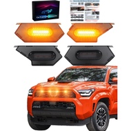 Front Bumper LED Grill Lights for 2025 2026 Toyota 4Runner TRD Sport and TRD Offroad Raptor Marker L