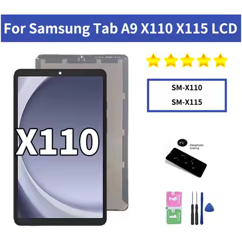 8.7"Tested For Samsung Tab A9 SM-X110 Wi-Fi SM-X115 LTE X110 X115 LCD Display Touch Screen Digitizer