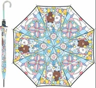 全新7-11 x Line friends umbrella 彩繪雨傘 遮