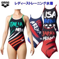 【💥耐用．抗氯】 Arena Toughsuit 國家名 泳衣 競泳水着 ( 多色多碼 ) 練習 嚴格訓練