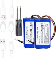 Emaks Upgraded 7000mAh Rechargeable Battery for AOSU Video Doorbell V8 - Replacement for Wireless Vi