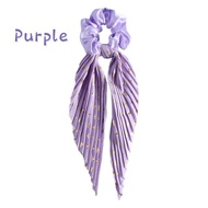 Ikat Rambut Scrunchie Silk Satin Korea Style Fashion Hair Band Aesthetic Pita Kunciran Rambut Wanita