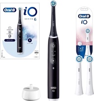 Oral B iO 6 io6 磁動牙刷 黑色 電動牙刷 + 極柔清潔護齦刷頭2支