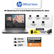 HP ZBook Fury G1i 16" Mobile Workstation PC, Silver | Intel Core Ultra 7 | WUXGA display | NVIDIA RT