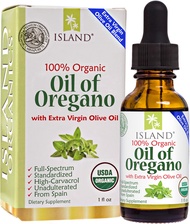Oil of Oregano Organic Liquid Drops (1 fl oz) - 100% Organic Olive Oil & Organic Oregano Oil, Grown 
