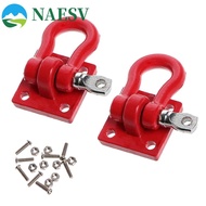 NAESV Metal Trailer Hook Pair Trailer Metal Crawler RC for Truck Scale SCX-10 Winch RC Crawler Hook