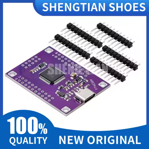 FT4232 Four-channel TYPE-C to Serial Port UART/SPI/I2C/JTAG/RS232 /RS485/RS422 Module 4 Channel FT42
