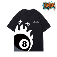 UNBR T-shirt for men 2025 New Fashion 8 Number Billiards Trend Clothing T-shirt Pure cotton