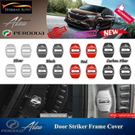 HermanAuto Perodua New Alza 2023 Door Striker Frame Cover Accessories
