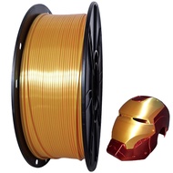 1KG Silk PLA 3D Filament 1.75mm WELLSHOW PLA Filament Silk Metallic Gold 3D Printer Filament Local D
