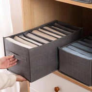 1PC 7/9 Cell Foldable Organizer, Wardrobe Multifunctional Clothing Bag, Mesh Bag With Handle Bedroom