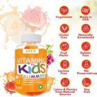 VITA Vitamin C Gummies ไวต้า-ซี วิตามินซี อัดเม็ด ส้ม 600 เม็ด Supplement(60 เม็ด)