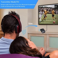 Bluetooth 5.3 Transmitter Receiver Tv Bluetooth Transmitter Stereo LED Screen 3.5MM AUX Wireless Han
