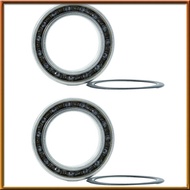 [chasoedivine.] 2 PCS Bicycle Hub Bearing 24x37x7mm Hybrid  Bearing 24377RS Si3N4 Ball Bearings MR24