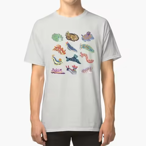 men clothing harajuku Nudie Cuties T- Sea Slug Nudibranch Biology Marine Biology Colorful Rainbow In