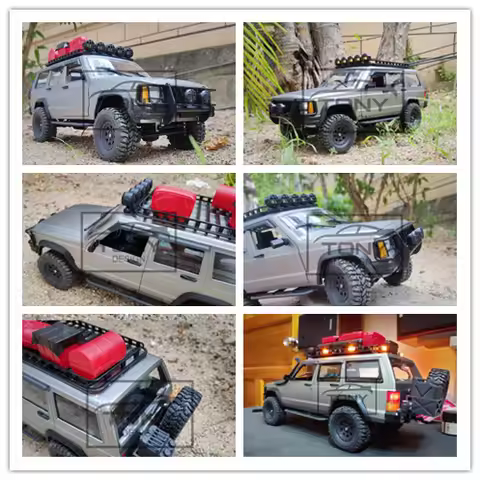 1/12 RC MN Model MN78 99s modified Cherokee 213 off-road climbing car body rear/front bumper winch W