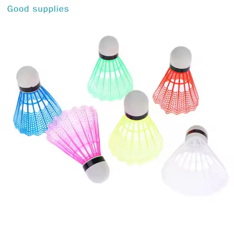 nimble6/12Pack Durable Plastic Badminton Shuttlecocks Beginner Badminton Shuttlecocksobject