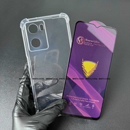 OPPO A77s / Oppo A77s Case and Tempered Glass - TSCS Shockproof Transparent Type